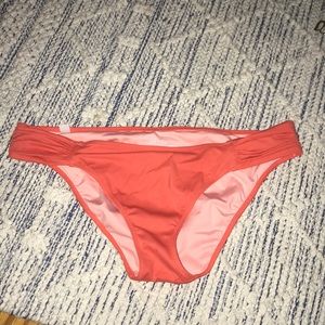 peachy pink bikini bottoms